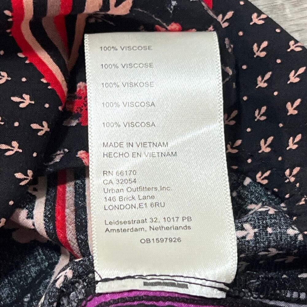 Free People Hazel Button Up Small Patchwork Flora… - image 5